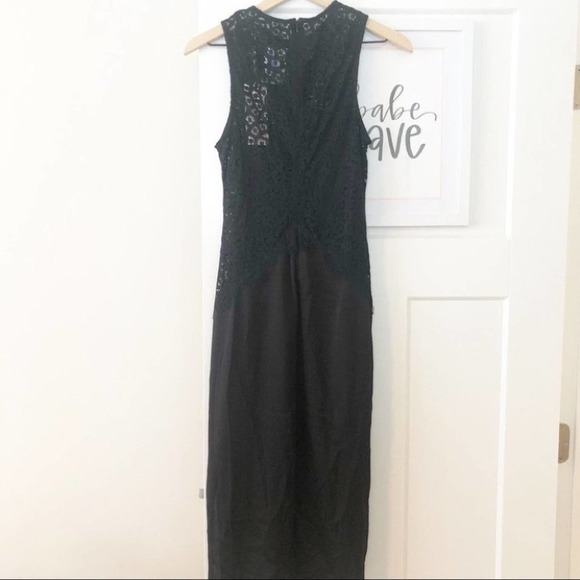 KEEPSAKE THE LABEL Be The One Black Midi Dress Size Medium NEW - Picture 8 of 12